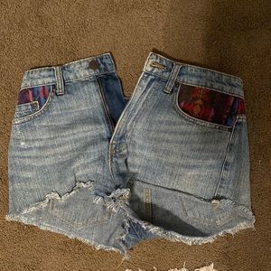 BDG (urban outfitters) Size 28 high rise cheeky jean shorts